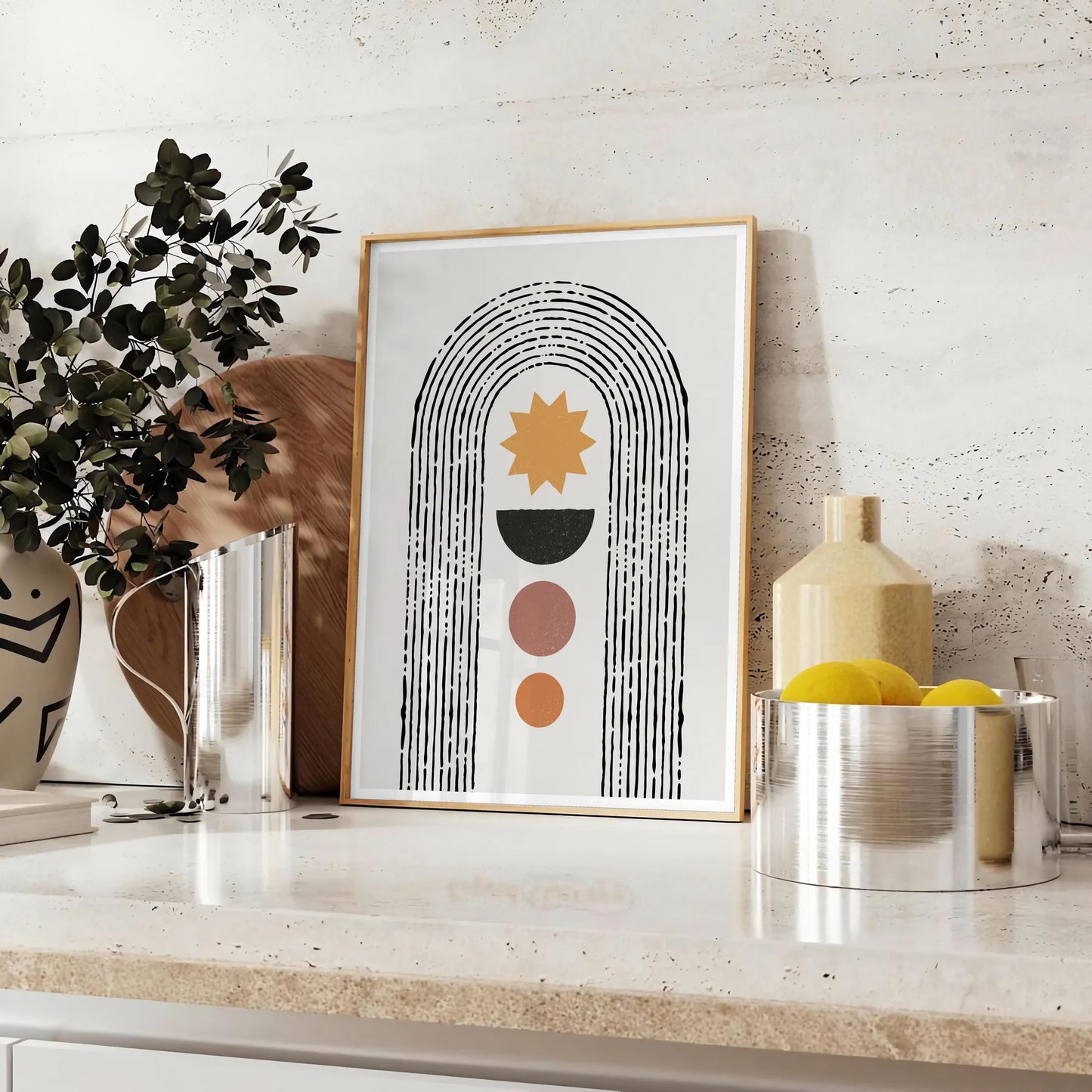 space Boho Abstract Art 10 poster stunning chic wall piece touch elegance room print ideal gift lovers perfect artwork decor