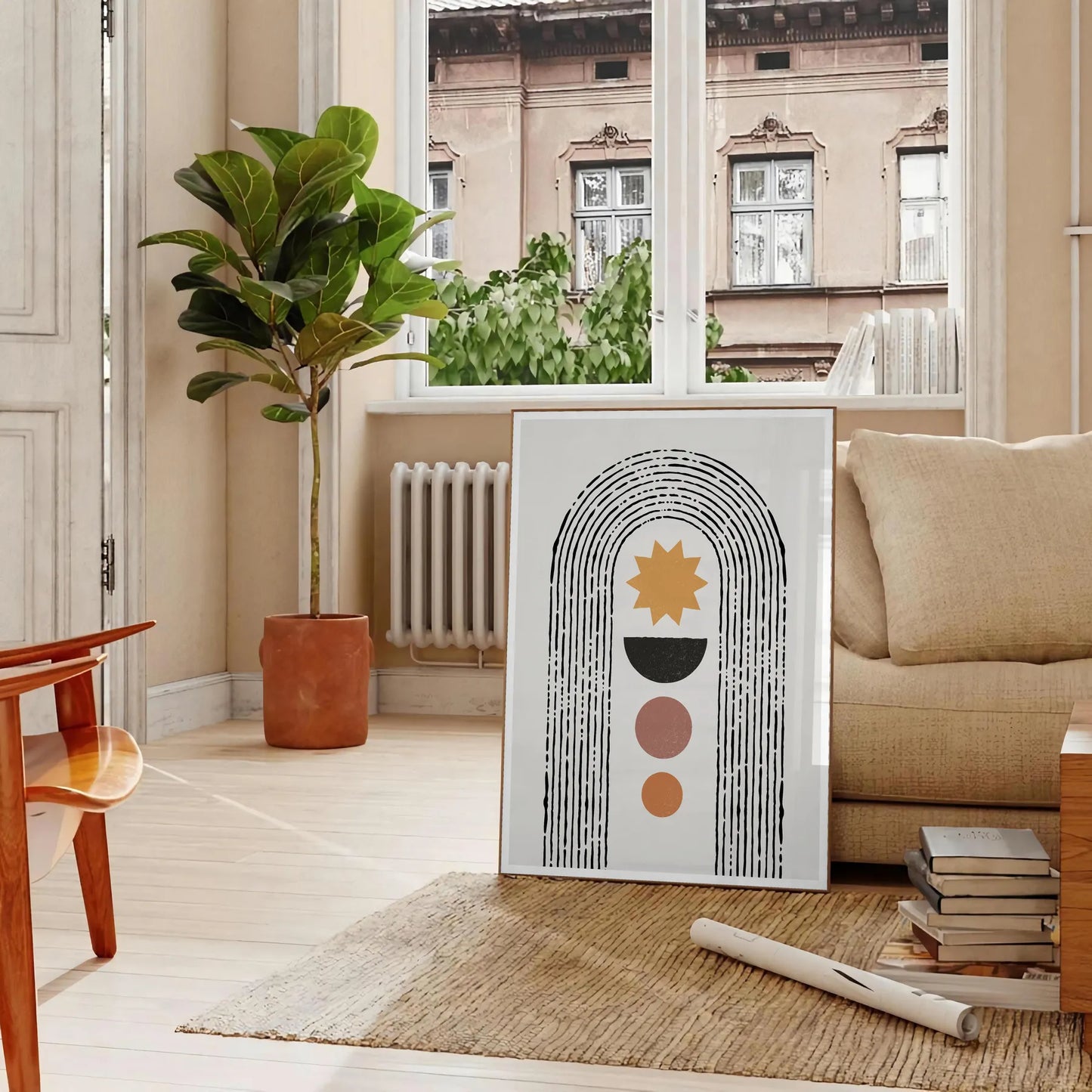 space Boho Abstract Art 10 poster stunning chic wall piece touch elegance room print ideal gift lovers perfect artwork decor