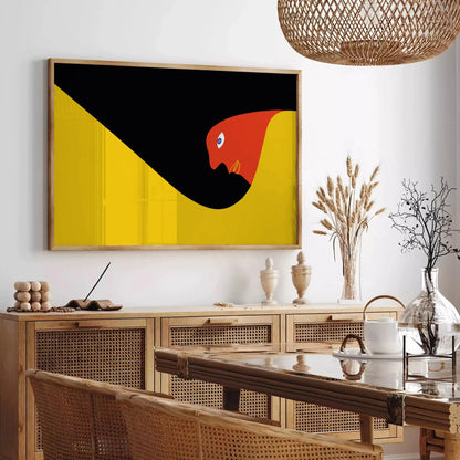 space boho chic wall art poster stunning abstract design eye artwork perfect gift bohemian decor lovers unframed options versatile print artistic flair room
