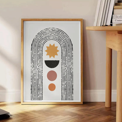 space Boho Abstract Art 10 poster stunning chic wall piece touch elegance room print ideal gift lovers perfect artwork decor