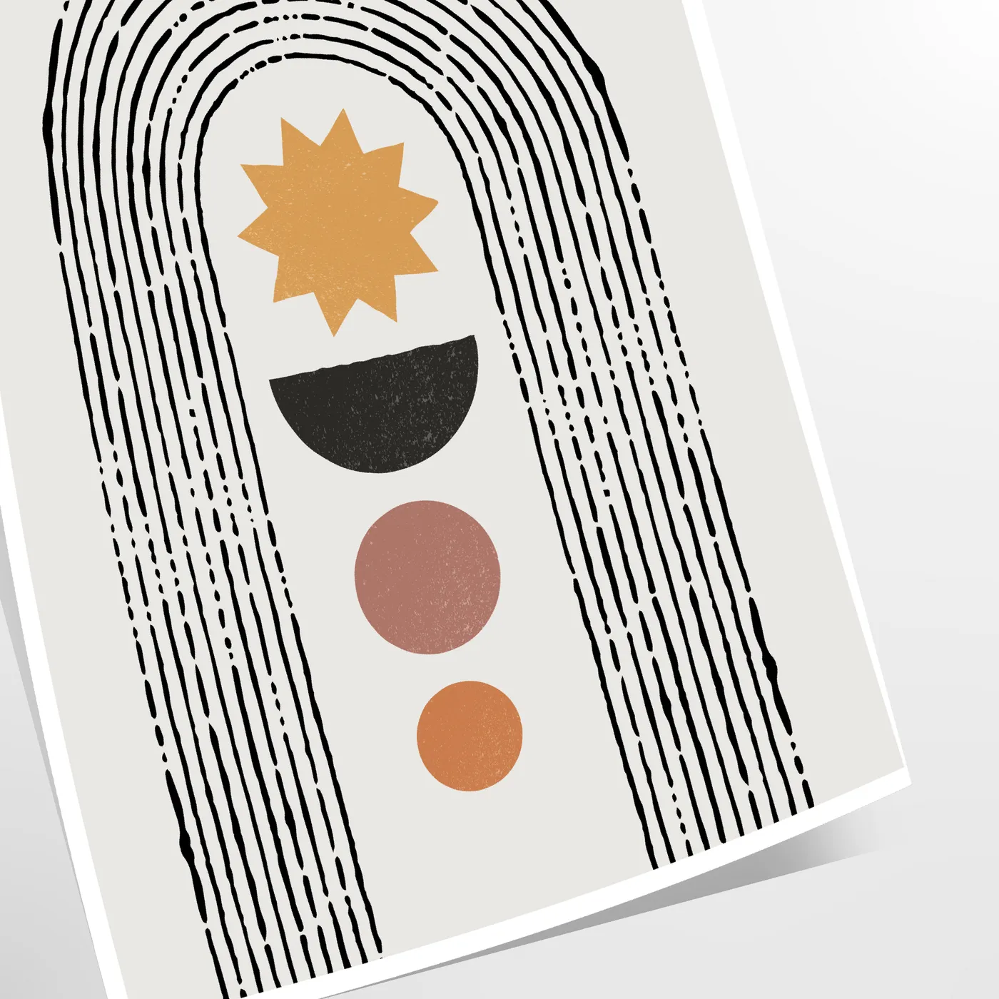 space Boho Abstract Art 10 poster stunning chic wall piece touch elegance room print ideal gift lovers perfect artwork decor