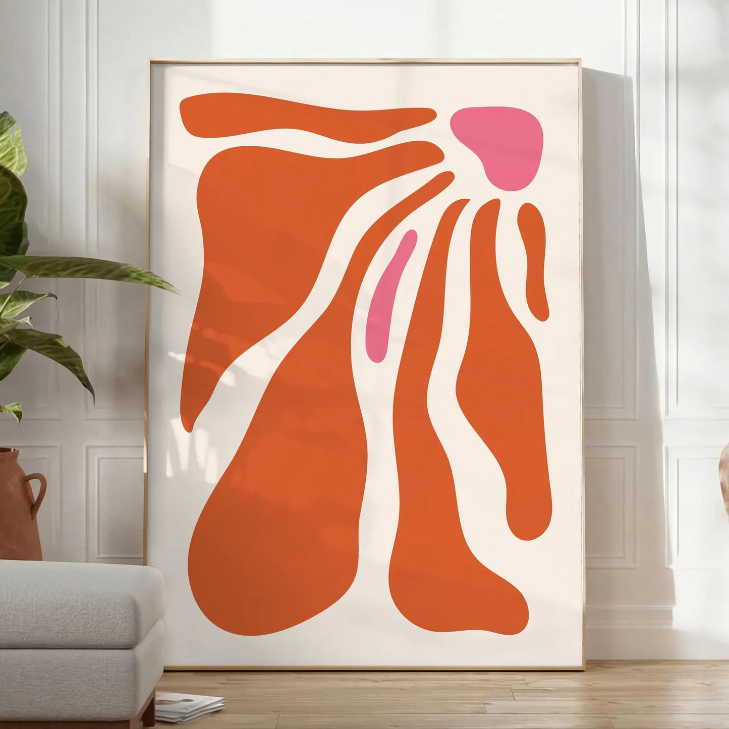 space Framed Boho Wall Art Poster captivating Abstract 19 design stunning home décor piece unique gift artwork vibrant creativity room