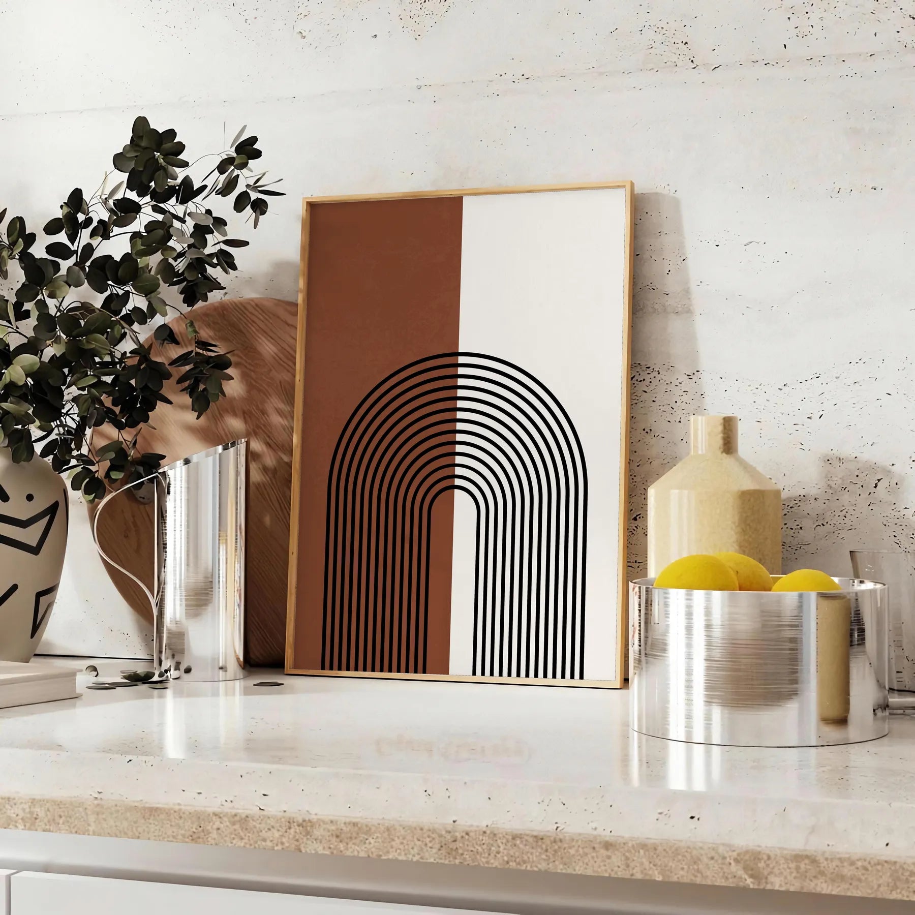 stunning framed boho wall art Abstract 20 exquisite poster touch elegance space perfect gift decor unique artwork unframed editions